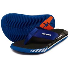 Chinelo Kenner Kick S Up Masculino - Preto e Azul Escuro