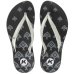 Chinelo Kenner Ibiza Geopeixe Feminino - Preto e Prata