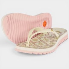 Chinelo Kenner Ibiza Aurora Feminino - Branco e Rosa