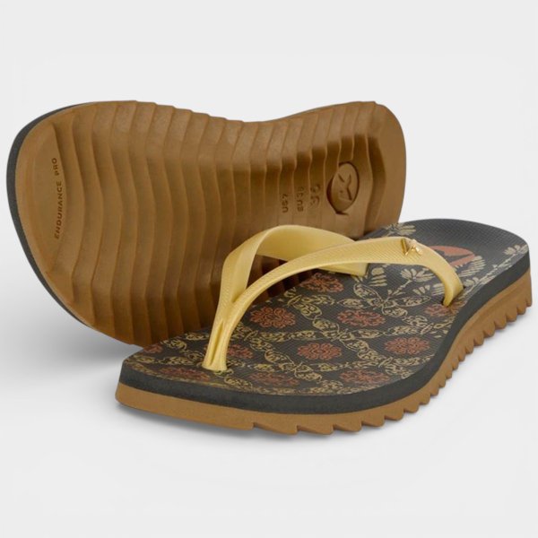 Chinelo Kenner Ibiza Aurora Feminino - Preto e Marrom