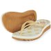 Chinelo Kenner Ibiza Geopeixe Feminino - Branco e Dourado