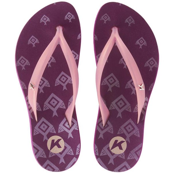 Chinelo Kenner Ibiza Geopeixe Feminino - Roxo e Rosa