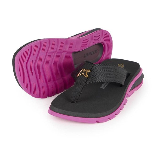 Chinelo Kenner Orak Masculino - Preto e Rosa