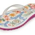Chinelo Kenner Ibiza Floral Estrela Feminino - Branco e Rosa