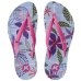 Chinelo Kenner Ibiza Jardim Feminino - Roxo e Rosa