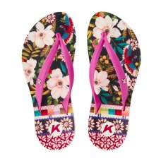 Chinelo Kenner Ibiza Pro Fresca Feminino - Preto e Rosa