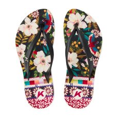 Chinelo Kenner Ibiza Pro Fresca Feminino - Preto e Roxo