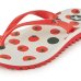 Chinelo Kenner Ibiza Tomates Feminino - Branco e Vermelho