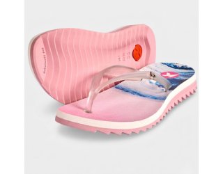 Chinelo Kenner Ibiza Wave Feminino - Rosa e Azul Chinelo Kenner Ibiza Wave Feminino - Rosa e Azul