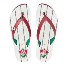 Chinelo Kenner Red Times Fluminense Masculino - Vermelho e Verde
