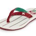 Chinelo Infantil Kenner Fluminense Red Kids - Branco e Vermelho