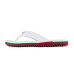 Chinelo Kenner Fluminense Nk6 Pro Masculino - Branco e Vermelho
