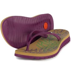 Chinelo Kenner Ibiza Pro Açaí Feminino - Roxo e Bege