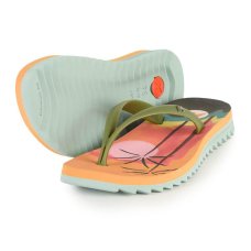 Chinelo Kenner Ibiza Pro Maresia Feminino - Amarelo e Verde