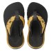 Chinelo Kids Kenner Rakka Ultra Force Infantil - Preto e Dourado