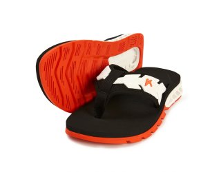Chinelo Infantil Kenner Rakka Ultra Force Kids - Preto e Laranja