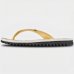 Chinelo Kenner Ibiza Pintada Feminino - Bege e Preto