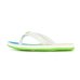 Chinelo Infantil Kenner Summer Degrade Kids - Branco e Verde