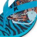 Chinelo Kenner Summer Music Masculino - Azul e Laranja