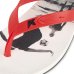Chinelo Kenner Summer Altinha - Preto e Vermelho