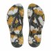 Chinelo Kenner Ibiza Flora Feminino - Preto e Amarelo