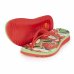 Chinelo Kenner Ibiza Flora Feminino - Verde e Vermelho