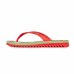 Chinelo Kenner Ibiza Flora Feminino - Verde e Vermelho