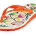 Chinelo Kenner Ibiza Fruit Feminino - Laranja e Branco