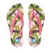 Chinelo Kenner Ibiza Hula Feminino - Branco e Rosa
