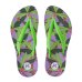 Chinelo Kenner Ibiza Hula Feminino - Roxo e Verde