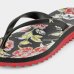 Chinelo Kenner Ibiza Oasis Feminino - Preto e Vermelho