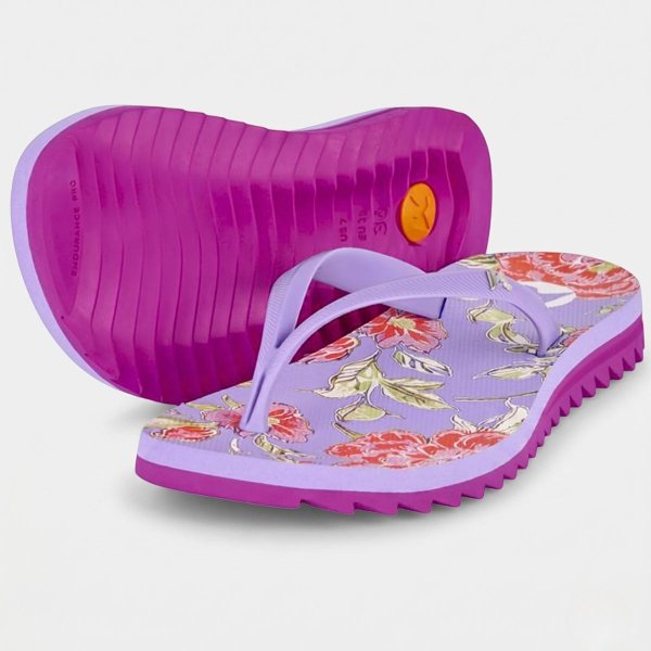 Chinelo Kenner Ibiza Oasis Feminino - Roxo e Rosa