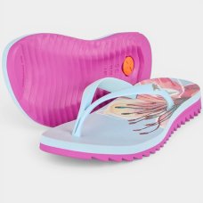 Chinelo Kenner Ibiza Ohalu Feminino - Azul e Rosa