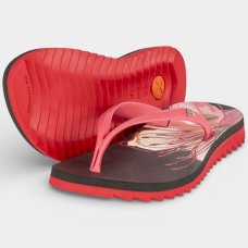 Chinelo Kenner Ibiza Ohalu Feminino - Preto e Vermelho