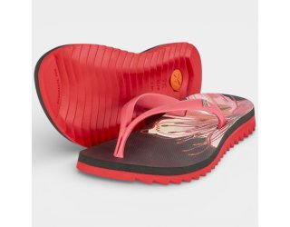 Chinelo Kenner Ibiza Ohalu Feminino - Preto e Vermelho Chinelo Kenner Ibiza Ohalu Feminino - Preto e Vermelho