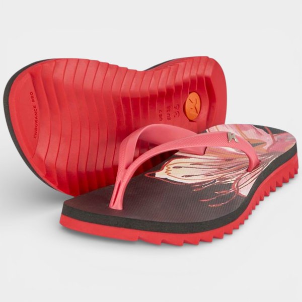 Chinelo Kenner Ibiza Ohalu Feminino - Preto e Vermelho