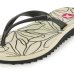 Chinelo Kenner Ibiza Outiline Feminino - Preto e Branco