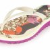 Chinelo Kenner Ibiza Tucano Feminino - Off White e Roxo