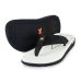 Chinelo Kenner Kivah Line Botafogo Masculino - Branco e Preto