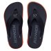 Chinelo Kenner Kivah Line Masculino - Preto e Laranja