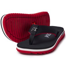 Chinelo Kenner Kivah Line Masculino - Preto e Vermelho