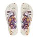 Chinelo Infantil Kenner Summer Old School Kids - Branco e Azul