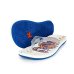 Chinelo Infantil Kenner Summer Old School Kids - Branco e Azul