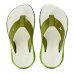 Chinelo Infantil Kenner Rakka Kids - Branco e Verde
