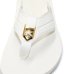 Chinelo Kenner Kivah Slot Gold Masculino - Branco