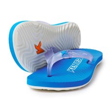 Chinelo Infantil Kenner New Summer Kids - Azul e Branco