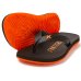 Chinelo Infantil Kenner New Summer Kids - Preto e Laranja