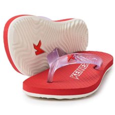Chinelo Infantil Kenner New Summer Kids - Vermelho e Branco