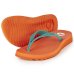 Chinelo Kenner Ibiza Pro Feminino - Laranja e Verde