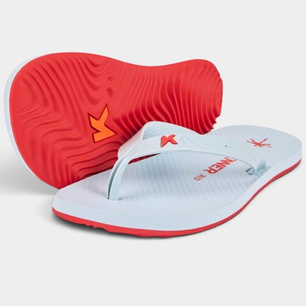 Chinelo Kenner Summer Lisa Rio Masculino - Azul Claro e Vermelho